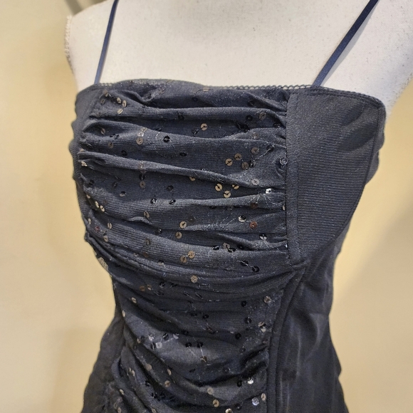 MKM Designs Women's Black Nylon Strappy Tank top size M - Picture 5 of 10